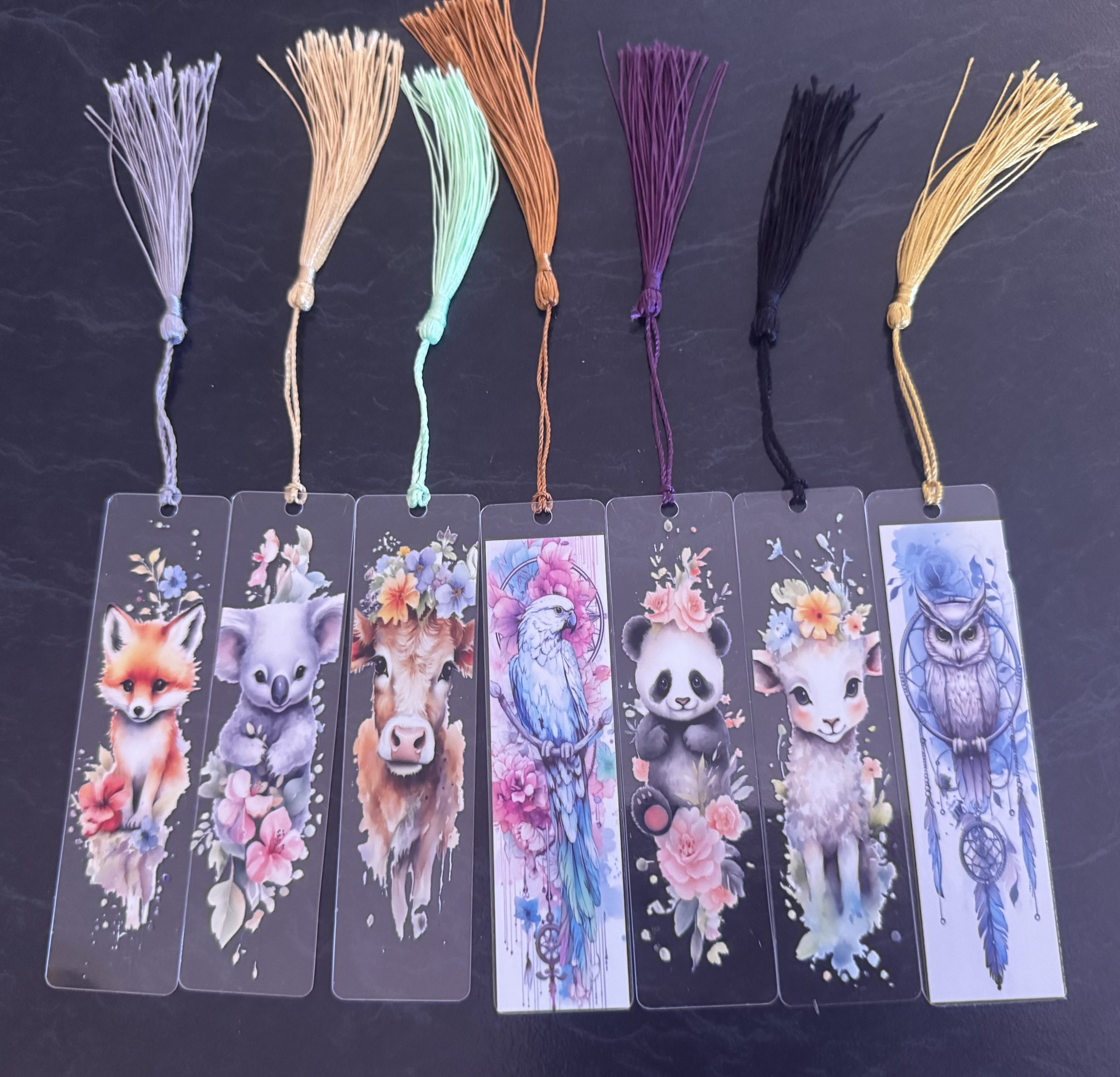 Acrylic bookmarks
