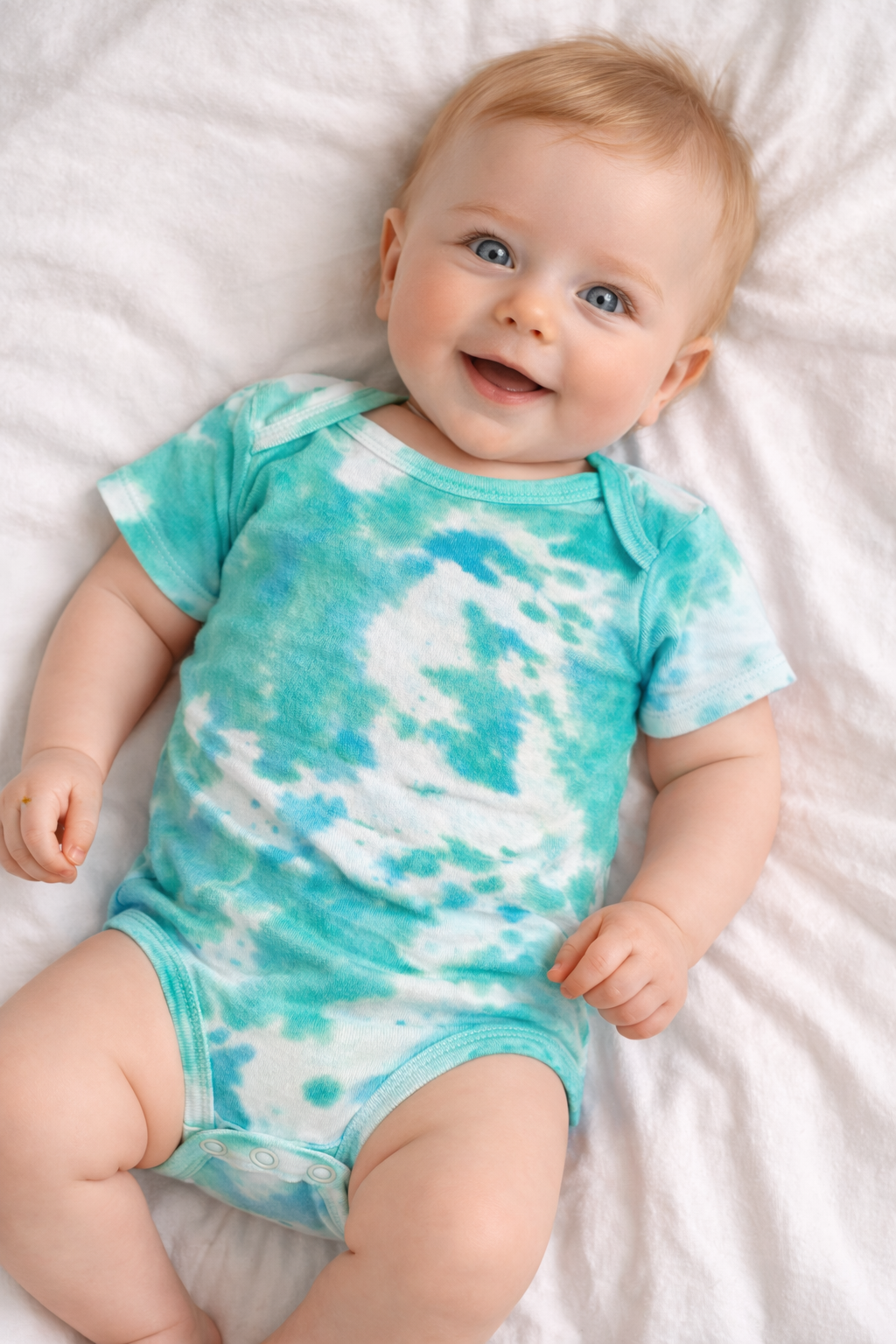 Baby Tie-Dye Short Sleeve Onesie